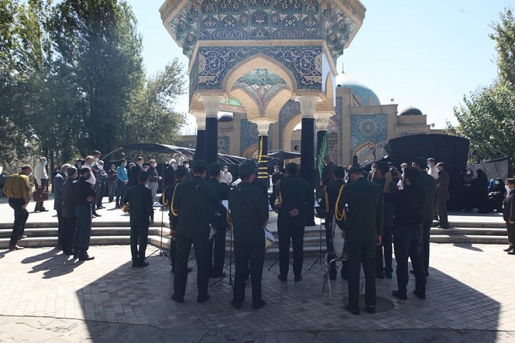  مراسم گراميداشت هفته دفاع مقدس برگزار شد