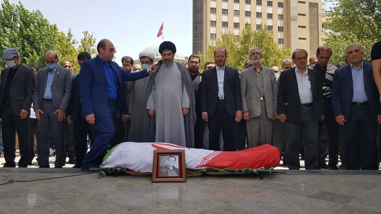 مراسم تشییع پیکر دکتر حسن ذوالفقاری برگزار شد